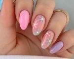 Spring Almond Nails Designs   Spring Acrylic Nails Pastel Nails Designs Nail Designs Floral Nails Round Nails Flower Nails