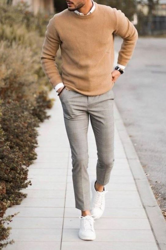 Spring Outfits   Men's Casual Outfits Winter Sweater Outfits Men Mens Business Casual Outfits Smart Casual Menswear Mens Fashion Casual Outfits Mens Winter Fashion Outfits