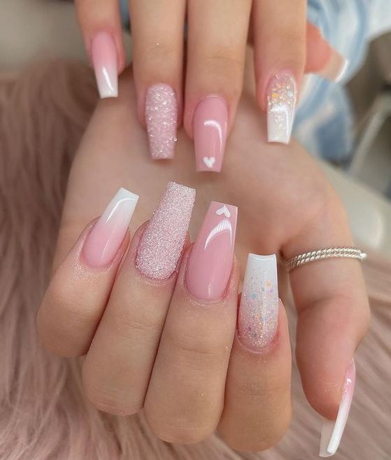 Coffin Nails Short   Amazing Ombre Coffin Nails Design Gel Nails Long Nails Acrylic Nails Coffin Pink Stylish Nails Short Coffin Nails Designs Simple Nails