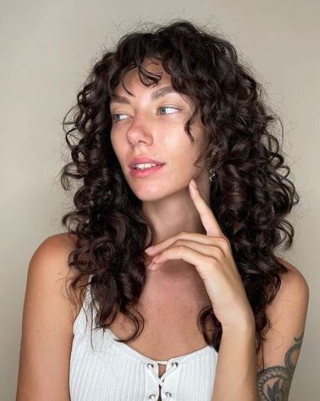 Curly Hair Cut   Top Beautiful Hairstyles For Curly Hair Long Curly Haircuts Haircuts For Curly Hair Natural Curly Hair Cuts Medium Lenght Curly Hair Curly Hair Styles Curly Hair