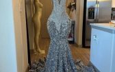 Exotic Prom Dresses   Sparkly Crystal Mermaid Prom Dresses Beaded Sequins Tight Formal Evening Dresses Gorgeous Prom Dresses Cute Prom Dresses Pretty Prom Dresses African Prom Dresses Exotic Prom Dress