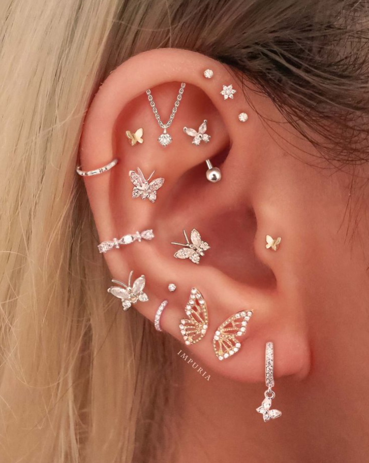 Rook Piercing Jewelry   Ear Jewelry Unique Ear Piercings Body Jewelry Piercing Ear Piercings Pretty Ear Piercings Cool Ear Piercings