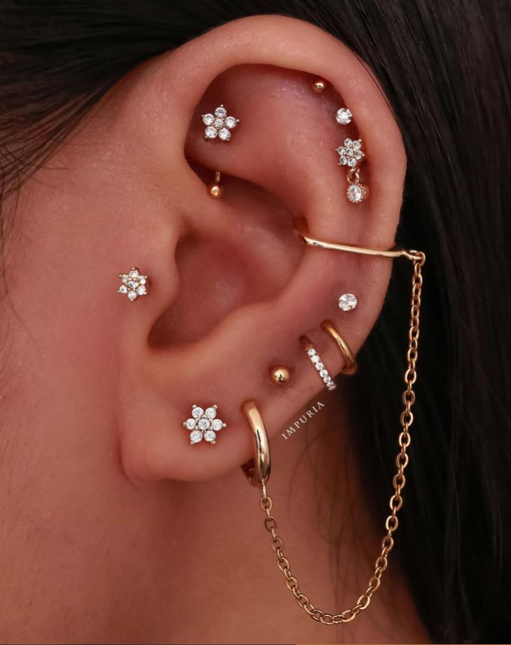 Rook Piercing Jewelry   Earings Piercings Unique Ear Piercings Cool Ear Piercings Ear Jewelry Pretty Ear Piercings Body Jewelry Piercing