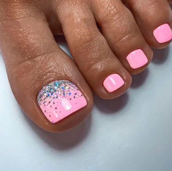 Summer Toe Nails   2024 Summer Toe Nail Colors & Designs Trendy Gel, Polish, And Art Ideas Gel Toe Nails Summer Toe Nails Toe Nail Color Toe Nails Feet Nails Pretty Toe Nails