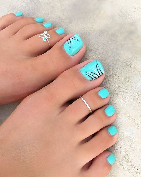 Summer Toe Nails   Summer Gel Toe Nails Chic 2024 Designs For Vibrant Pedicures And Color Ideas Gel Toe Nails TOe Nail Designs Pedicure Nail Designs Feet Nail Design Turquoise Toe Nails