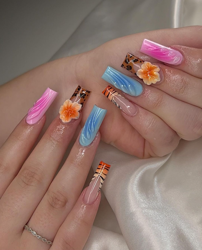 Amazing Trendy 2024 Summer Nail Art Photo