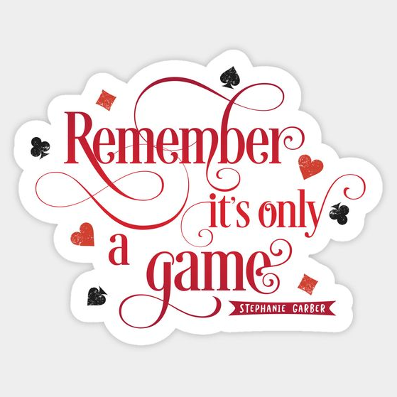 Caraval   Remember It's Only A Game Sticker Caraval Caraval Book Sticker Book Digital Stiker Bookish Tattoos Cool Stikers Aesthetic Stikers