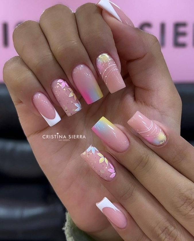 Pretty Trendy 2024 Summer Nail Art Picture