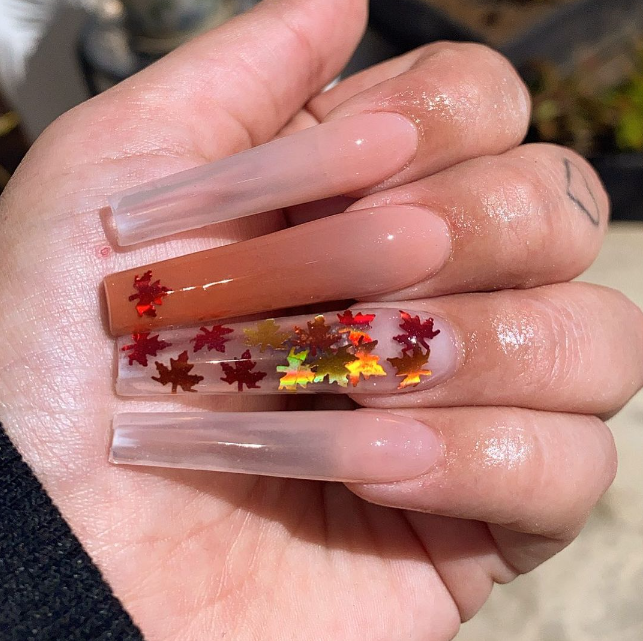 Autumn Leaves Nails