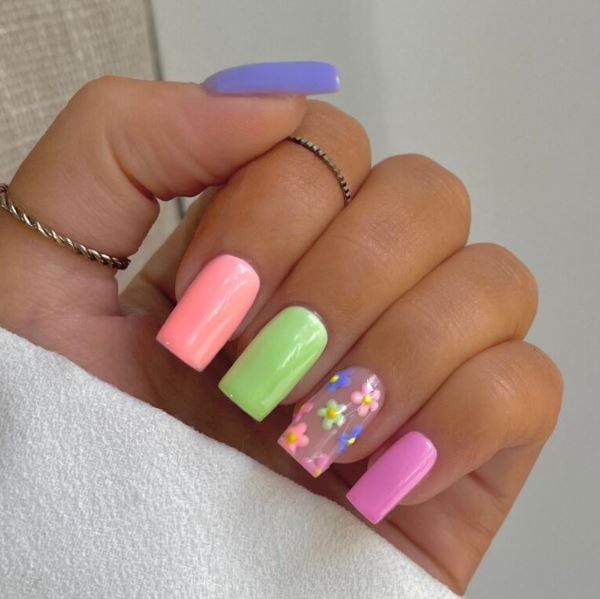 Awesome Best Square Nail Art Inspiration