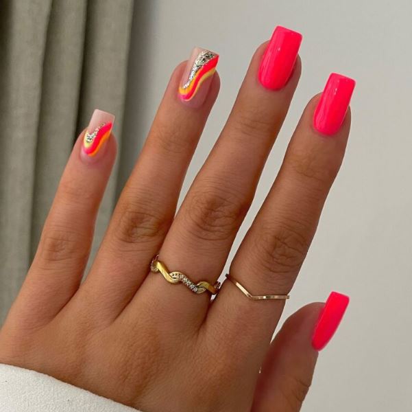 Best Square Nail Art Photo