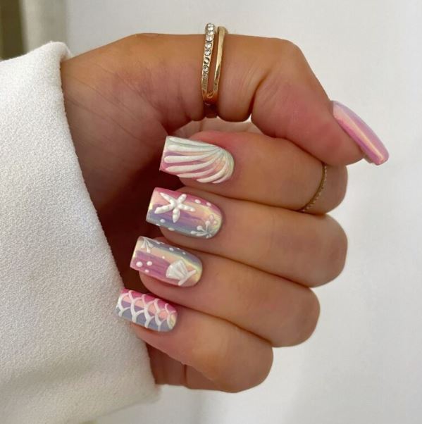 Best Square Nail Art Picture