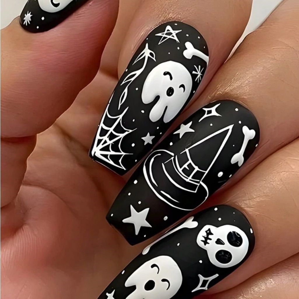 Cute Coloring Book Nails Inspiration