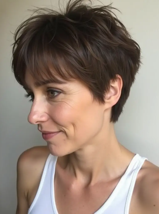 Cute Short Shaggy Haircuts Photo