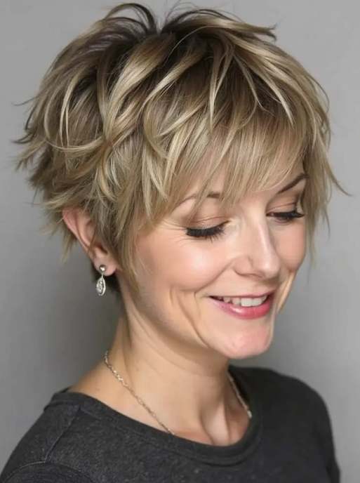 Cute Short Shaggy Haircuts Picture