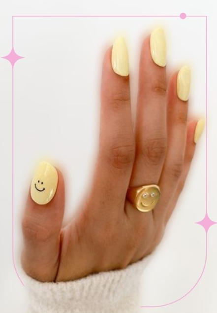 Extended Short Almond Nails Inspiration