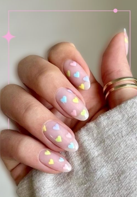 Extended Short Almond Nails