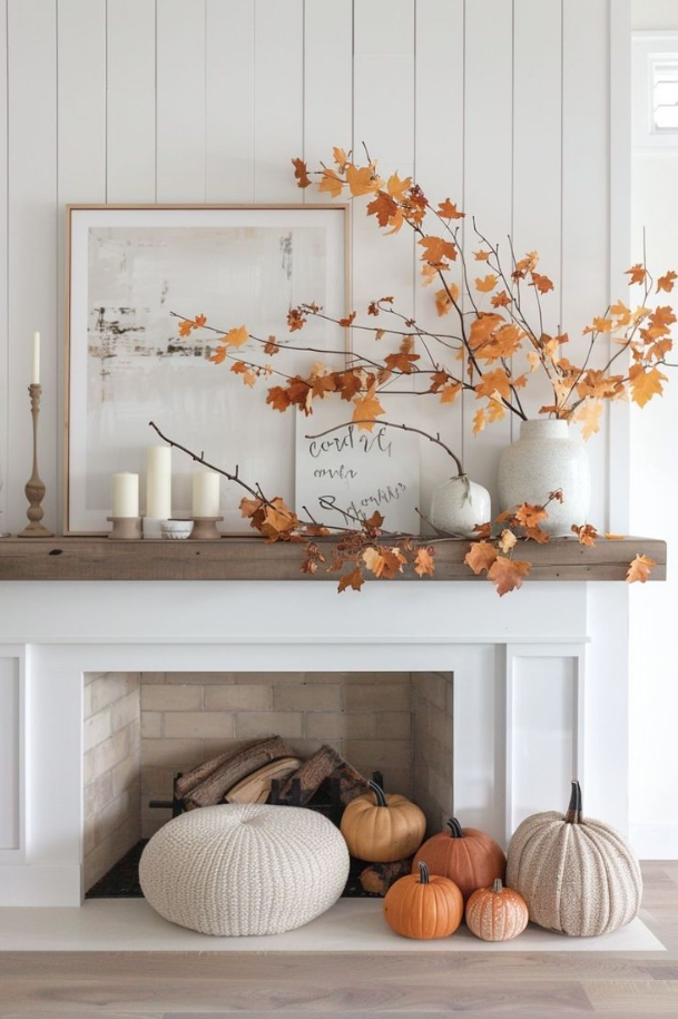 Fall Mantle Decor Inspiration   Fall Mantle Ideas You’ll Love