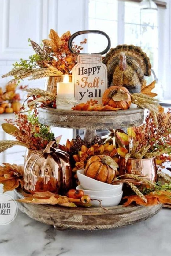 Fall Tray Decor Ideas That’ll Make Your Home Insta Worthy   Fall Tray Decor Ideas