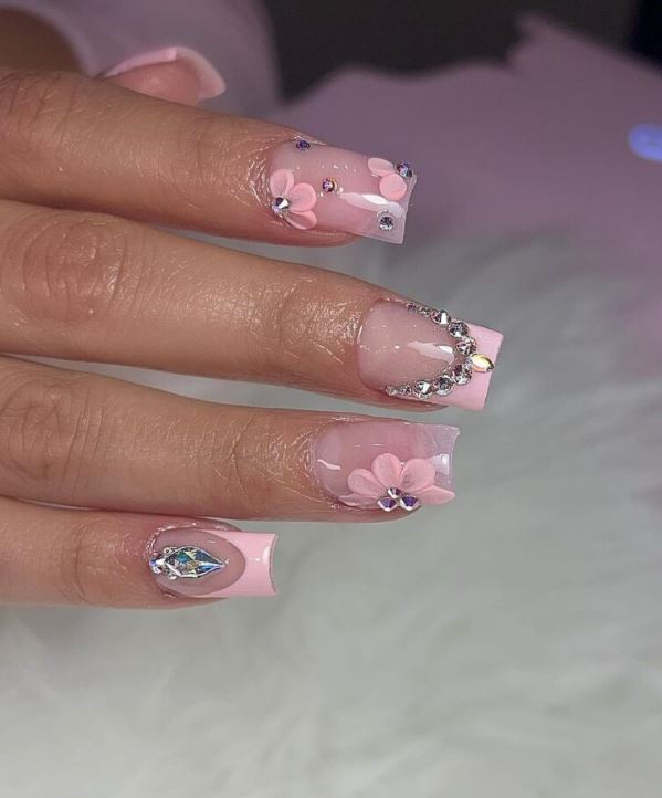 Gorgeous Best Square Nail Art Picture