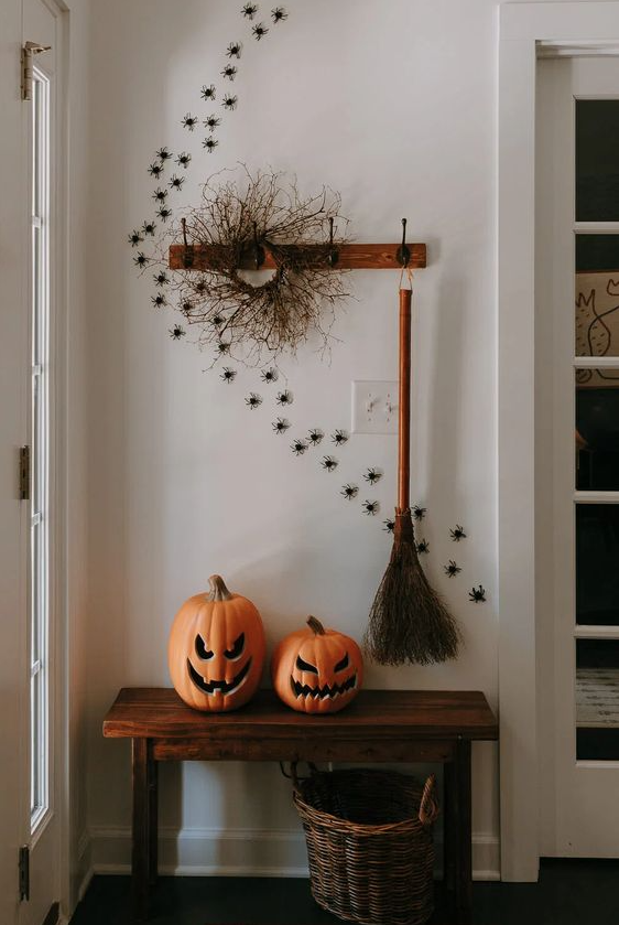 Halloween Decor Ideas To Unleash Your Creativity   Hang A Witch’s Broom