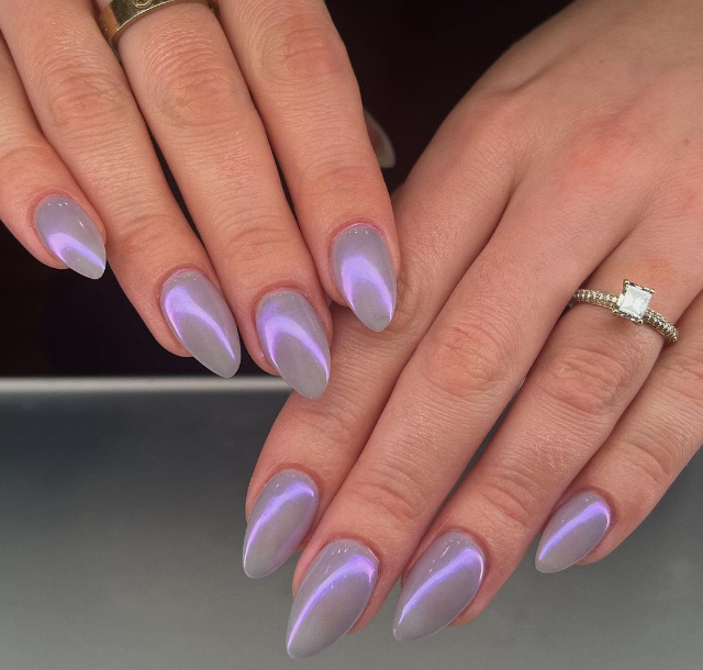 Holographic Lavender Glow