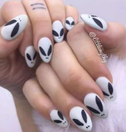 Ideas Nails Design For Kids Tutorials Kids Nail Designs Makeup Nails Design Cool Nail Designs Nail Designs Gel Nails Alien Nails