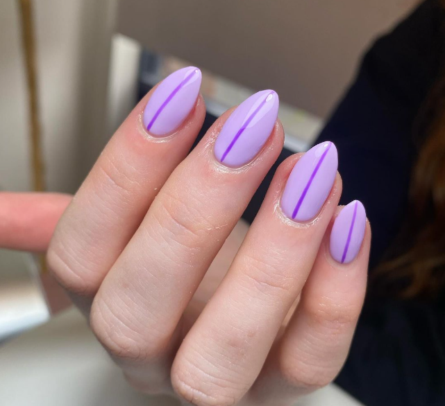 Minimalist Purple Stripes