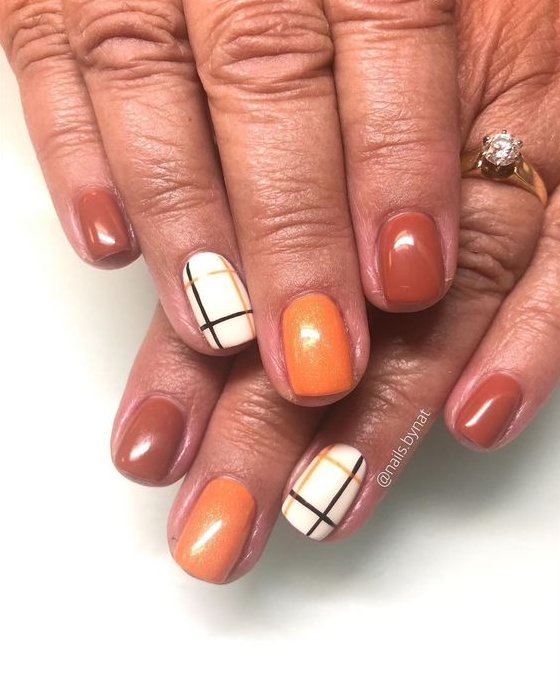 Nail It This Thanksgiving With Designs That Scream Gratitude Cute Nails For Fall Thanksgiving Nails Simple Fall Nails Fall Acrylic Nails Gel Nails Fall Gel Nails