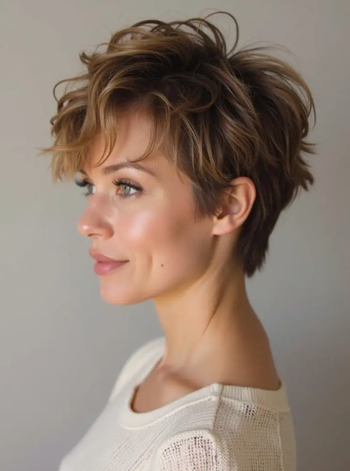 Outstanding Short Shaggy Haircuts Gallery