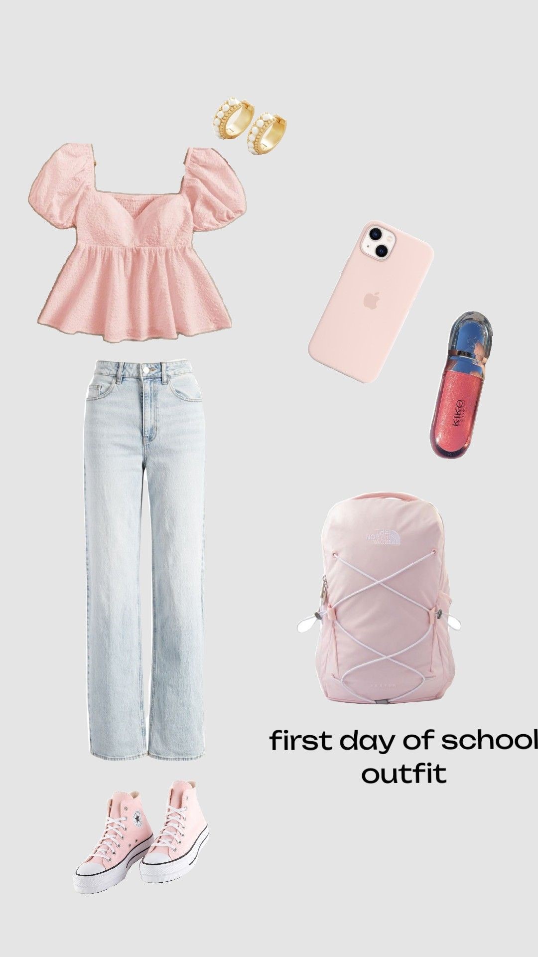 Pretty First Day Of School Outfits