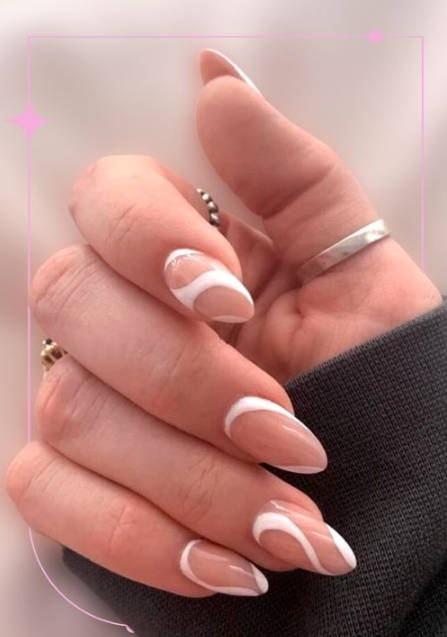 Short Almond Nails Gel Polish Picture