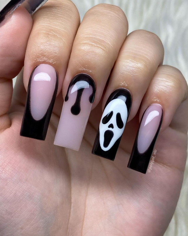 Spooky Scream Nails