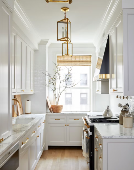 Towering Cabinets And White Paint