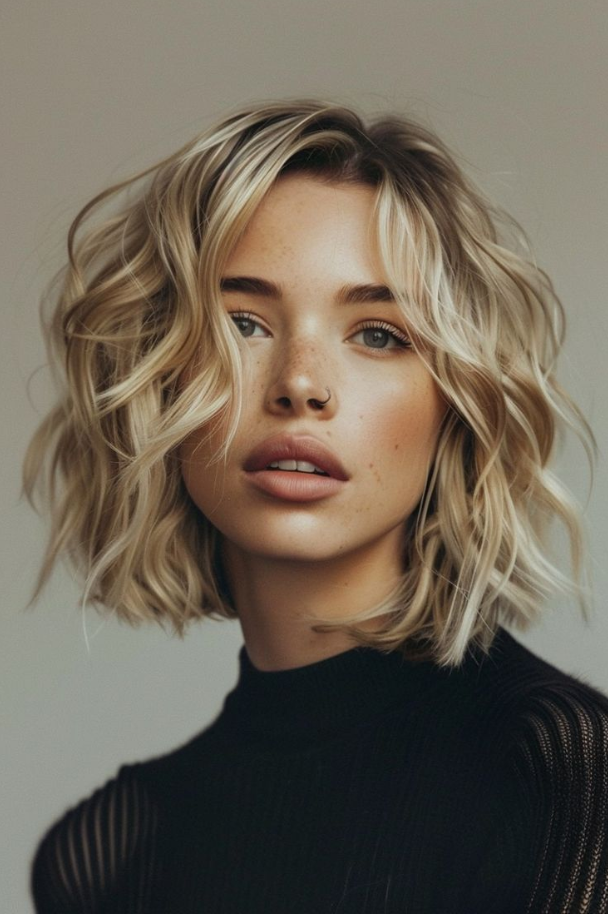 Uncover The Power Of A Short Wavy Bob To Transform Your Style Bob Hairstyles Wavy Bob Hairstyles Wavy Bob Haircuts Hair Cuts Short Wavy Bob Wavy Hair