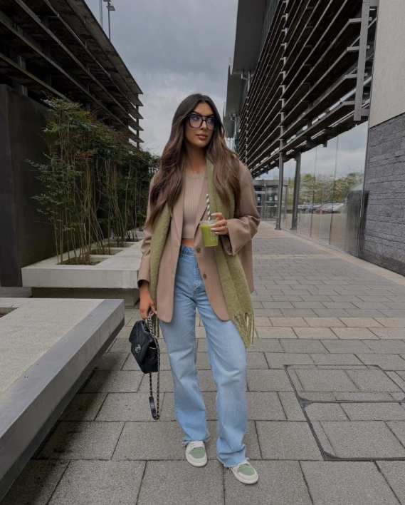 Urban Chic With Olive Hues