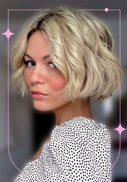 Wavy Bob Haircuts For Colored Hair Inspiration