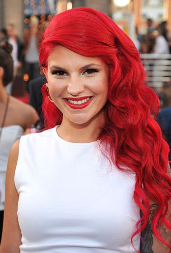 World  Celebrity Styles Bright Red  Hair Hair Beauty Red