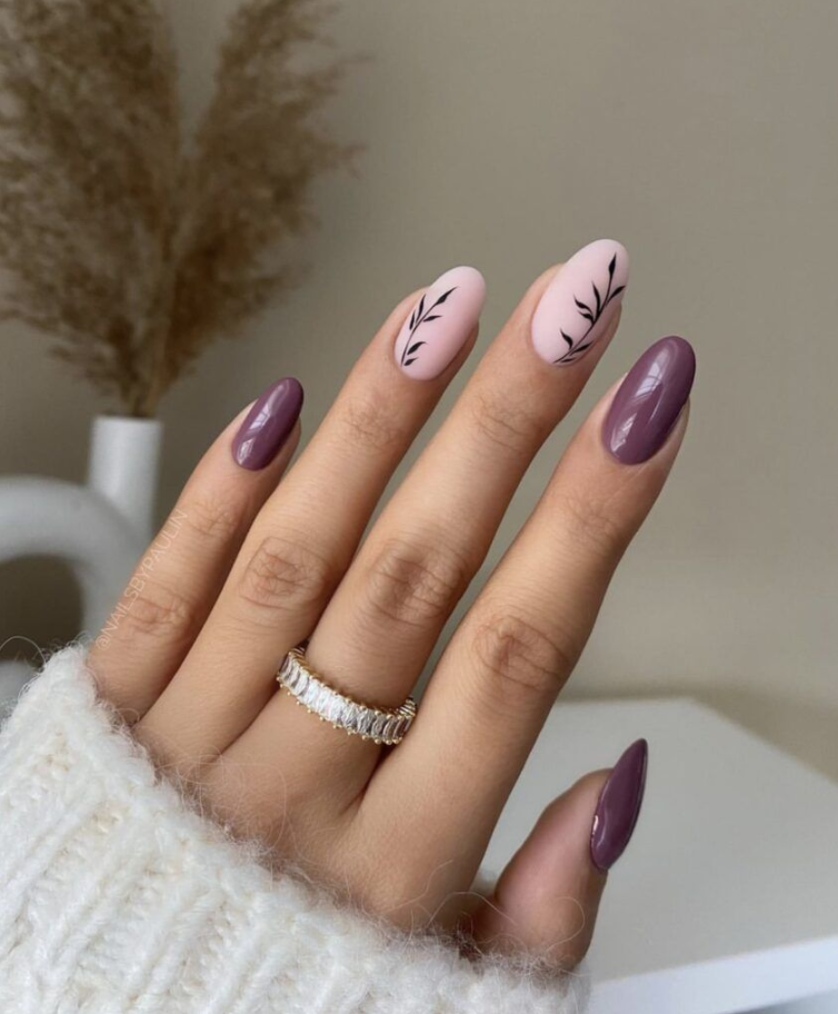 Insanely Cute Fall Nail Ideas You Will Obsess Over Fall Nails Inspo French Nails Gel Nails Short Acrylic Nails Pretty Nails Fashion Nails Pink Nails