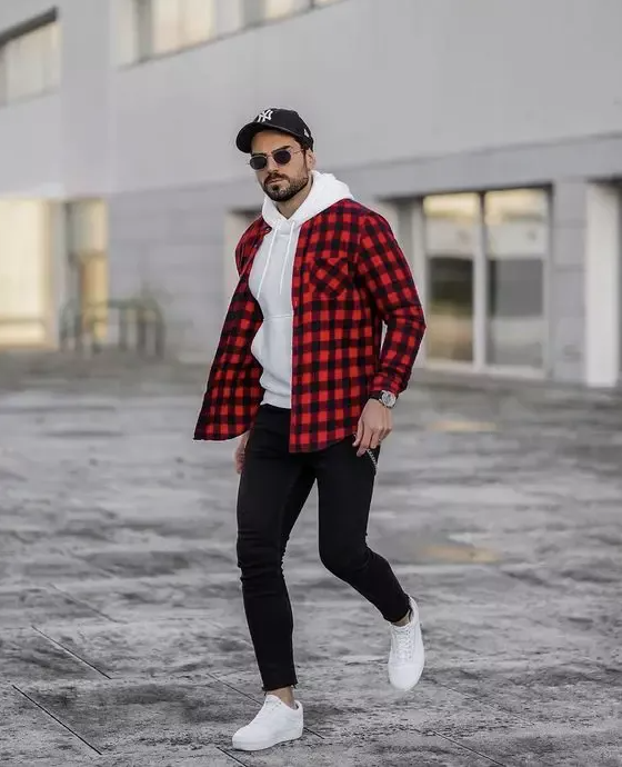 Men's Flannel Clothing 2024 Ideas Enhance Your Style Winter Outfits Men Hoodie Outfit Men Mens Outfits Men Fashion Casual Outfits Flannel Outfits Men Flannel Outfits