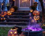 Outdoor Halloween Decorations Front Yard Spooky Outdoor Halloween Decor Halloween Yard Decorations Diy Halloween House Decoration Halloween Outdoor Decorations Halloween Yard Displays