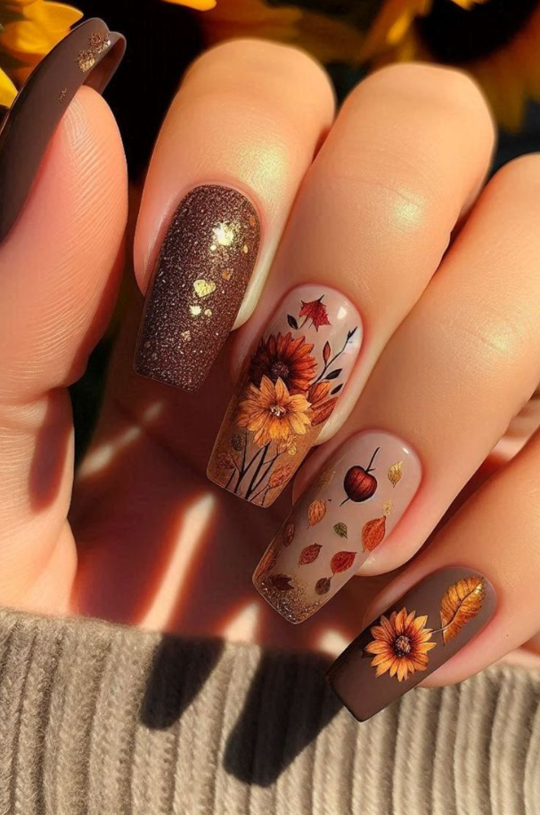 These Fall Nail Designs Are So Inspiring Best Fall Nail Designs Nail Design Nail Art Nail Art Kit Hair And Nails Cute Acrylic Nails