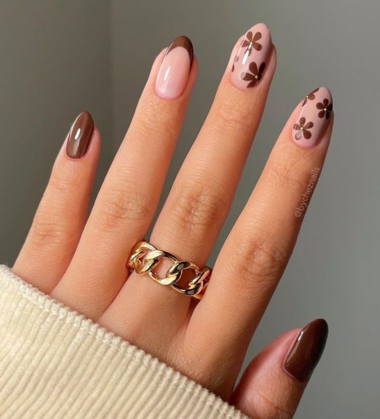 Top Fall Nail Trends For 2024 Fall Nail Trends Nail S Fall Almond  Fall Manicure Nail Trends Dipped