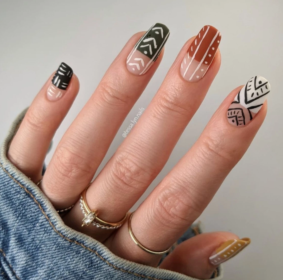 Trendy Nail Designs For Fall Trendy Nail Design Boho  Trendy  Nails Gel  Stylish