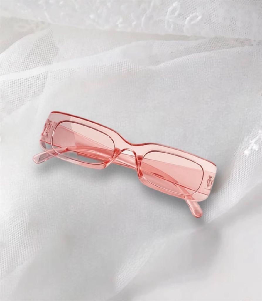 Cool Sunglasses Cute Sunglasses Aesthetic Pink Square Sunglasses