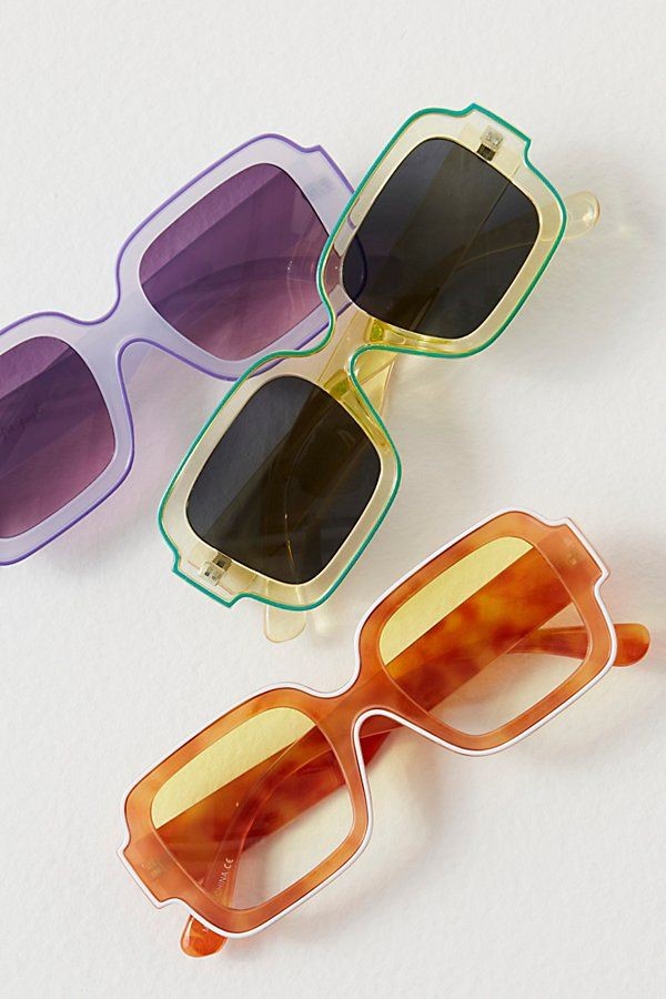 Cool Sunglasses Fun Sunglasses Shadow Side Square Sunglasses