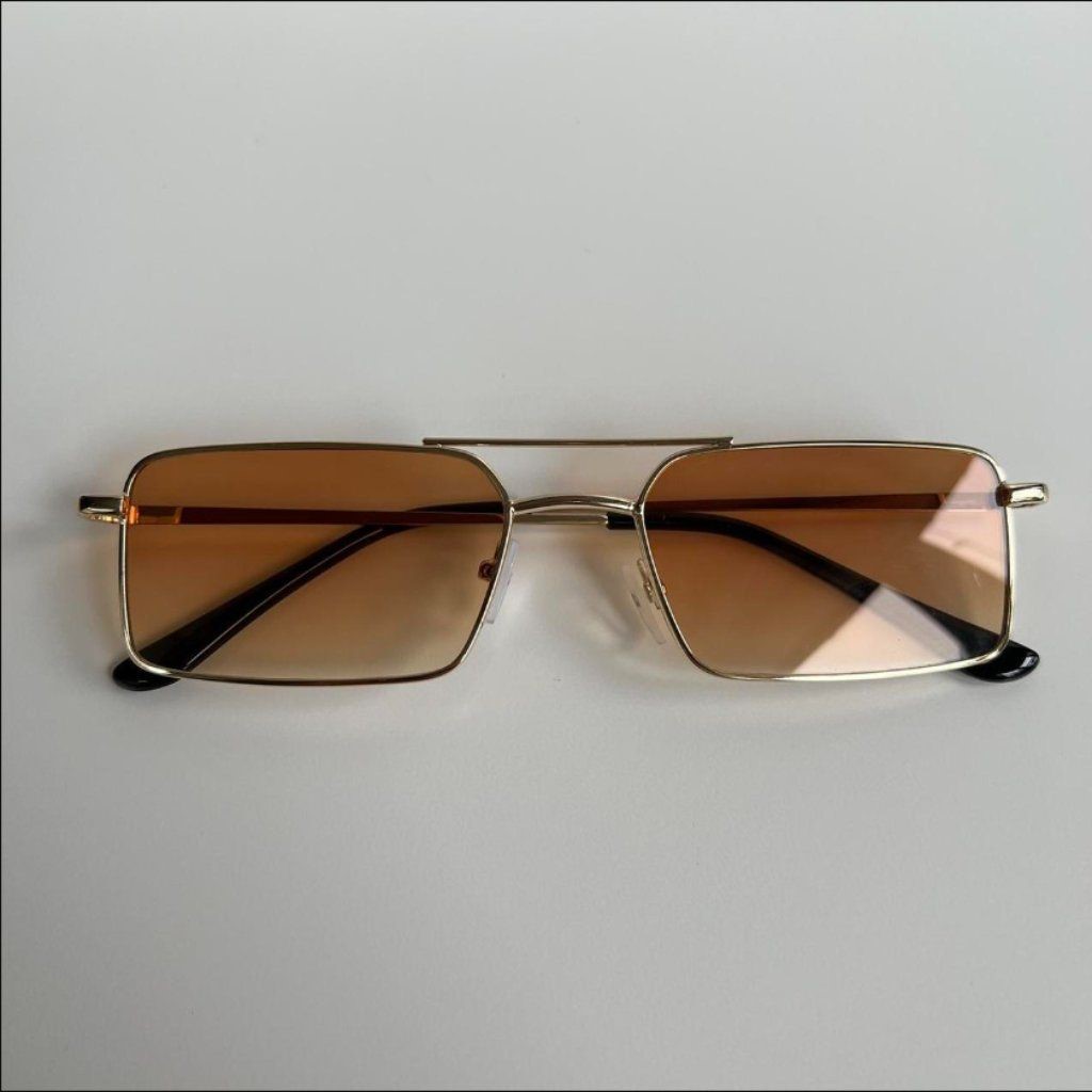 Cool Sunglasses Mens Sunglasses Fashion Unique Slim Gold