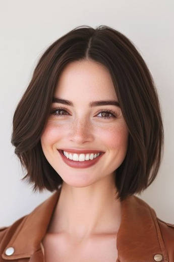 Dark Espresso Brown Bob