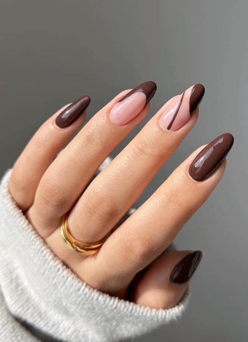 Minimal Fall Manicure