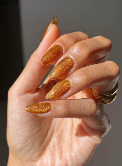 Velvet Copper Nails